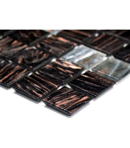 Marmor Mosaik Fliesen Schwarz Grau Weiß - 300x300mm Matte - Für Wand & Boden