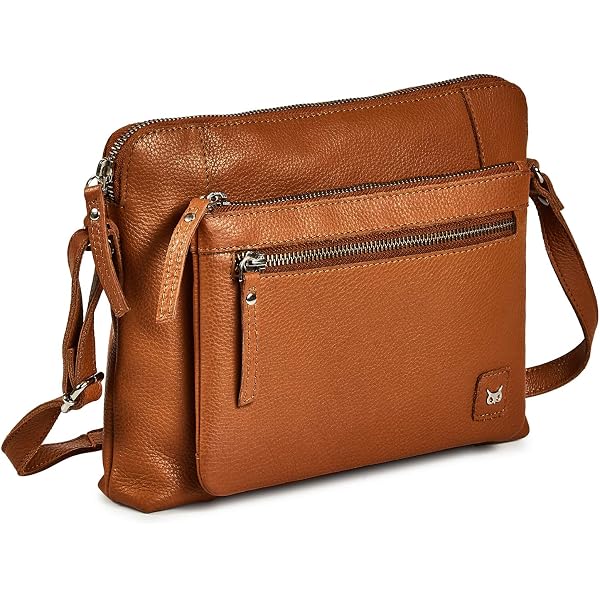 Sac Femme Cuir Véritable Fabriqué En Italie - Petit Sac à Bandoulière Élégant Et Pratique