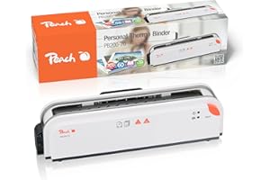 ‎PEACH Peach Thermobindegerät A4 - schnell startklar - nur 1 min. Bindezeit - einfachstes und schnellstes Bindesystem - PB200-70A