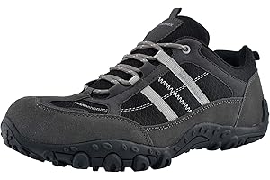 Knixmax Wanderschuhe Damen Herren Leicht Trekkingschuhe Outdoorschuhe Atmungsaktiv rutschfeste Trekking- & Wanderhalbschuhe Gr.36-46
