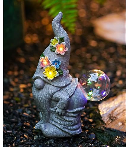 Statua Solare Elefante Con Farfalla Per Giardino – Luce LED Impermeabile, Regalo Originale Per Mamma E Amiche - 5