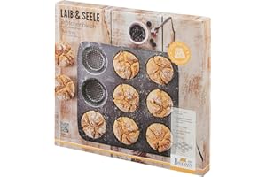 Birkmann, Brötchenblech für 9 Brötchen, Karbonstahl