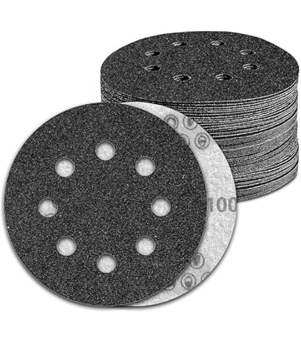 Set 71 Dischi Abrasivi 125mm Per Levigatrice Orbitale - 10 Granature Diverse Da 60 A 5000 - Foto 7