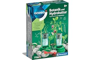 Clementoni- Galileo Nature Botanica e idroponica, fioriera e Semi per Mini giardinieri, Giocattolo per Bambini a Partire dagli 8 Anni, Serra emozionante per la casa, Multicolore, 59065