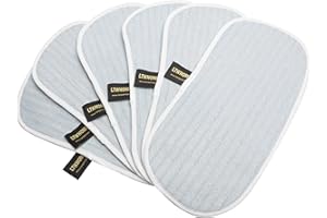 LTWHOME Replacement Microfiber Cleaning Pads Compatible with Hoover SSS1500 SteamJet Express Steam Mop (Pack of 6)