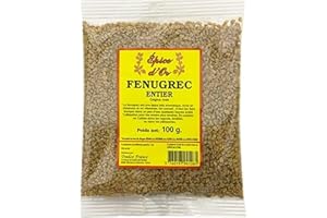 Fenugrec Entier 100g - Epice d'Or, 100% Naturel, Sans Additifs, Sans Arôme Artificiel, Sans Conservateur