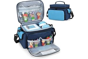 LoDrid Étui Compatible avec Toniebox 2/1, Sac Portable pour Lecteur Audio Starter Set avec Poignée et Bandoulière, Organisateur d'Accessoires, Bleu, Sac Seul (Conception brevetée)