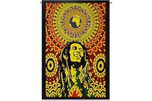 RASTOGI HANDICRAFTS Rastogi Artigianato Arazzo Hippie, Arazzo Hippy Mandala Bohemian Arazzi, Arazzo Da Parete Etnico Decorativo Multi Color Dimensioni – 70 x 110 cm