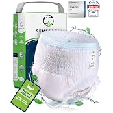 Sensalou 22 Adult Diapers Size M - Absorbent Underwear for | Unisex blank disposable pants with dual core for bladder loss, m