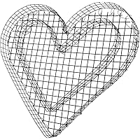 bellissa Herz-Gitter Pflanzschale - 99589 - Gabionen-Pflanzgefäß für Balkon, Terrasse und Garten - herzförmige Beet- und…