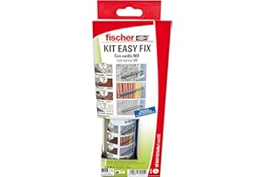 fischer - KIT Anclaje taco químico FIS VS 150 Easy Fix + 4 M8 x 110 (cartucho 150 ml) viniléster sin estireno para pistola de silicona, adecuado para distintos materiales de construcción