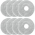 Mop Pads Replacement Parts for Dreame L10 Ultra / L10S Pro / L10S Ultra / L10S Pro Ultra Heat / L10 Prime / L20 Ultra / L40 Ultra / X40 Ultra/Xiaomi X20+ Robot Vacuum Cleaner Mop Cloths (8 Pieces)