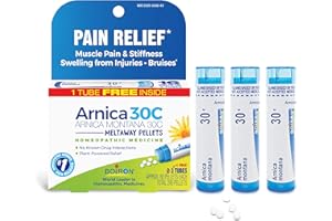 Boiron Arnica Montana, 1 Pack of 3 Tubes, 30C Pain Relief Medicine