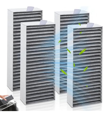 Dl Pro Activated Carbon Filter Set Of 4 Suitable 17007113 | INDIA