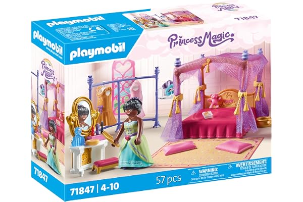 Playmobil | Princess Magic | Chambre de Princesse avec Dressing | Set Jouet Princesse | Jouet Conte de fées pour Enfants à partir de 4 Ans | 71847