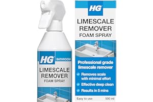 HG Limescale Remover Foam Spray, Kitchen & Bathroom Cleaner, Anti-Scale Surface Spray – 500ml