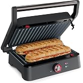 Princess Contact Grill, 180&deg; Opening, Removable Plates, Adjustable Thermostat, Fat Absorber, PFAS Free, 1500 W, Surface 27.5