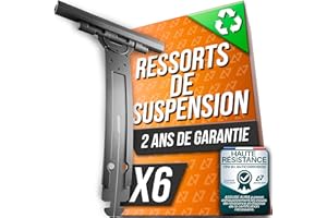 ASSURE AURA Lot de Attaches Volet Roulant - Fixation Tabliers et Lames - Accroches et Crochets Compatibles avec Volets Électriques - Pièces de Rechange pour Volet Roulant en Acier (6)
