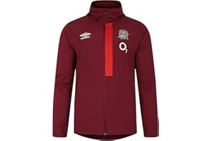 Umbro Mens England Rugby Hooded Jacket 2023 2024 Outerwear