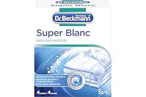 Dr. Beckmann - Poudre Sachet Super Blanc reblanchisseur - 4 Sachets X 40g