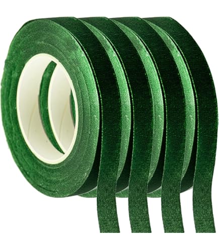PAPIER CADEAU,T02--Rouleau De Ruban Adhésif Vert Pour Bouquet De Fleurs