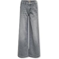 Jeans Cargo Larghi Per Ragazze, Gamba Larga, Strappati, A Vita - 12