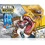 Zuru Pista Metal Machines Dinosauro, con 2 loopings, inserisci 1 auto 40 x 30 x 8 cm