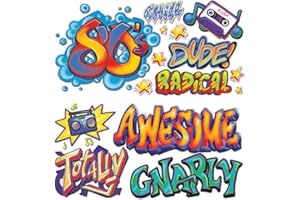 Beistle 80's Graffiti Props