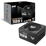 ASUS TUF Gaming 750W Alimentatore modulare, certificato Gold, ventola assiale, rivestimento PCB, compatibile con ATX 3.0