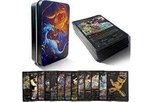 PAGEMS Deutsch 60 Stück Gold Karten, Rare Sammelkarten,2023 New Deck Box, Sammlerstück , Perfekt für Geburtstag & Weihnachten, No Duplication,Nicht Origina(Schwarz)