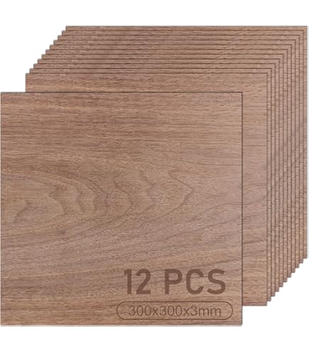 Dofiki 15 Stück Linden Sperrholz 400x400x3mm | Einheitliche Plattenoberfläche,Flache Platten für DIY und Handwerk,Geeignet für Laserschnitt, Gravur und Holzgrafik Dofiki 15 Stück Linden Sperrholz 400x400x3mm | Einheitliche Plattenoberfläche,Flache Platten für DIY und Handwerk,Geeignet für Laserschnitt, Gravur und Holzgrafik