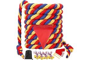 WYRJXYB Tiro alla fune da 18 m, giochi da cortile all'aperto per bambini e adulti, per feste di compleanno, riunioni di famiglia, giochi di carnevale, giochi all'aperto in cortile, giochi divertenti per