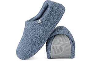 VeraCosy Ladies Memory Foam Plush Slippers Pantofole in cotone antiscivolo con fodera in pile polare