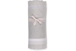 HomeLife Telo Copridivano Riga Grigio [260X280] Made in Italy | Telo Copritutto Cotone Multiuso ideale Copriletto Matrimoniale Estivo, Telo Arredo Divano, Telo Mare Grande, Telo Auto per cani