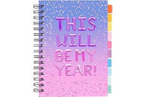 FABULOUS PLANNING Slimming World Compatible Food Diary New Year 2025 Diet Journal Planner DIY Tab Dividers 7 Week Countdown Card With Stickers "This Will Be My Year!"
