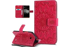 IKASUS Custodia Microsoft Lumia 640 Nokia N640,Microsoft Lumia 640 Nokia N640 Cover,Microsoft Lumia 640 Nokia N640 Girasole di per Microsoft Lumia 640 Nokia N640,Cover Microsoft Lumia 640 Nokia N640,Rosso