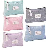 4er-Set Mini-Kosmetiktaschen Aus PU-Leder Mit Reißverschluss – Kleine Organizer Für Stifte, Make-up, Münzen