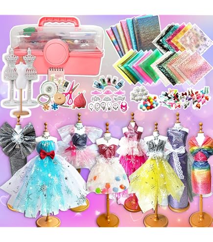 Vervaco Dress Your Doll, Fibre Synthétique, Multicolore, 31 X 24 - 5