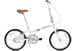 FabricBike Folding Pieghevole in Alluminio, 20", Bicicletta Single Speed, 3 Colori