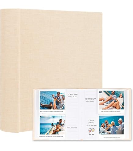 Album Fotografico Per Pellicole Istantanee - 160 Tasche, Compatibile Con Fujifilm Instax Wide E Polaroid - Foto 13