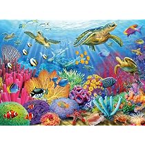 Puzzle 500 pièces - Eaux tropicales - Ravensburger - Rue des Puzzles Puzzle 500 pièces - Eaux tropicales - Ravensburger - Rue des Puzzles