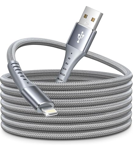 Cavo USB-C To Lightning MFi - 2 Pezzi Da 1m + 2m | Ricarica Rapida IPhone IPad | Nylon Intrecciato - Foto 7