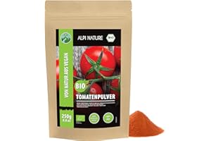 Alpi Nature Tomates BIO Séchées en Poudre 250g, Tomates Séchées et Moulues, Assaisonnement à la Tomate