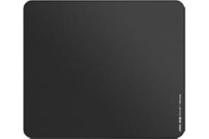 PULSAR GAMING GEARS Pulsar ES1 eSports Tapis de souris de jeu professionnel de 3 mm d'épaisseur, base antidérapante, vitesse de glisse moyenne à élevée 49x41.9 cm (taille XL, noir)