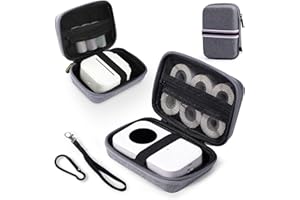 MEMOKING Funda para Etiquetadora Adhesivas D30, Compatible con Phomemo Etiquetadora D30 Q31 Q30S, Compatible con la Impresora de Etiquetas Makeid, Resistente, A Prueba de Golpes e Impermeable - Gris