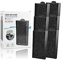 Forever Speed 5-in-1 Aquarium Innenfilter mit UVC Klärer 8 Watt, Aquarium Filter Pumpe inkl Einstellbarer Durchfluss 650L/h für 100-300L Aquarien