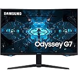 Samsung Monitor 27 Pollici G7 Gaming Monitor (LC27G75TQSUXEN) - Monitor Gaming Curvo, 240 Hz, 1000R, 1 ms, G-Sync, Nero