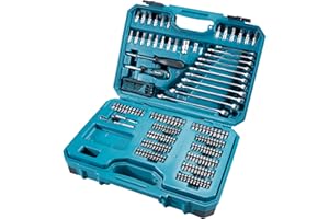 Makita Zestaw Wierteł, Czarny/Niebieski, 221 Elementów