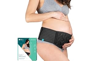 Koala Babycare – Fascia gravidanza sostegno pancia e schiena – Pancera gravidanza per alleviare il dolore e sentirti più leggera - Nera