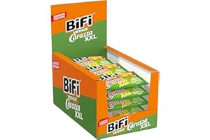 BiFi Veggie Carazza XXL, Pizzette Snack Vegetariane, Mini Pizzette in Formato Tascabile, per Viaggi, Ufficio e Pausa Pranzo, Con Salame, Salsa Alla Pizza e Formaggio, Confezione da 16 (16 X 70 g)